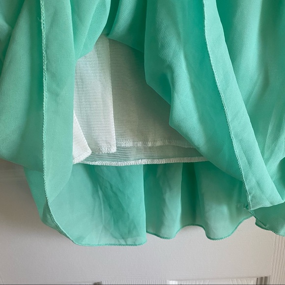 NWOT - Chiffon & Crochet Dress - Picture 7 of 7